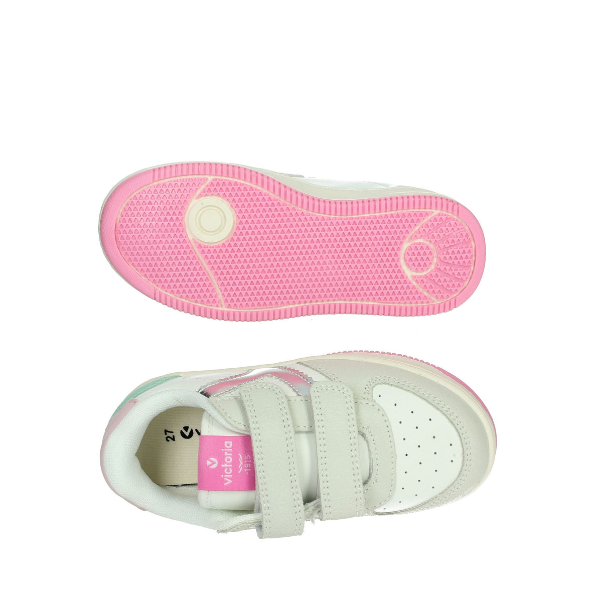 Victoria Bambine e ragazze Sneakers bassa 1124124 Bianco/Rosa