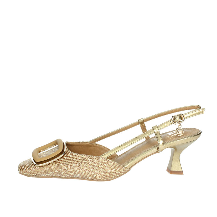 GOLD & GOLD Donna Slingback GP827 Cammello
