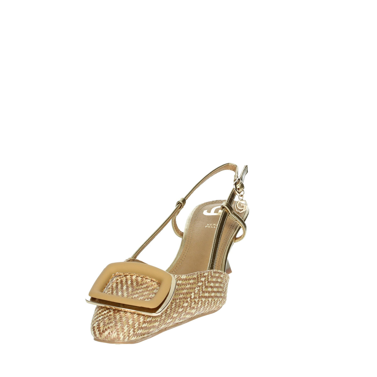 GOLD & GOLD Donna Slingback GP827 Cammello