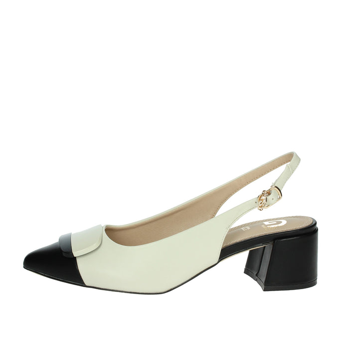 GOLD & GOLD Donna Slingback GD269 Nero/Beige
