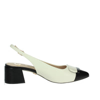 GOLD & GOLD Donna Slingback GD269 Nero/Beige