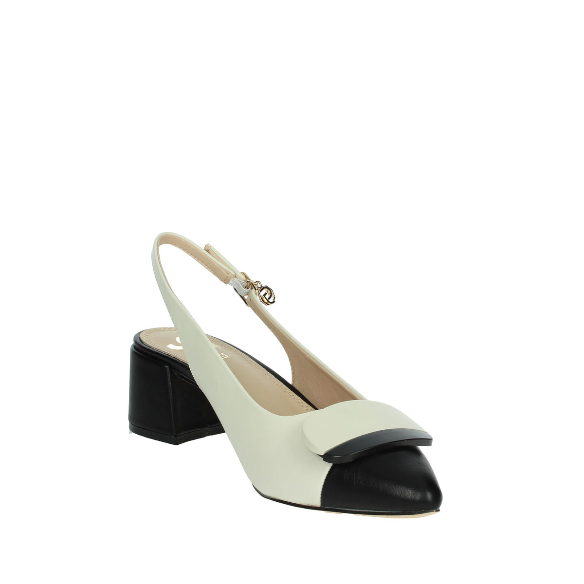 GOLD & GOLD Donna Slingback GD269 Nero/Beige