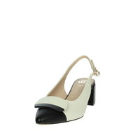 GOLD & GOLD Donna Slingback GD269 Nero/Beige