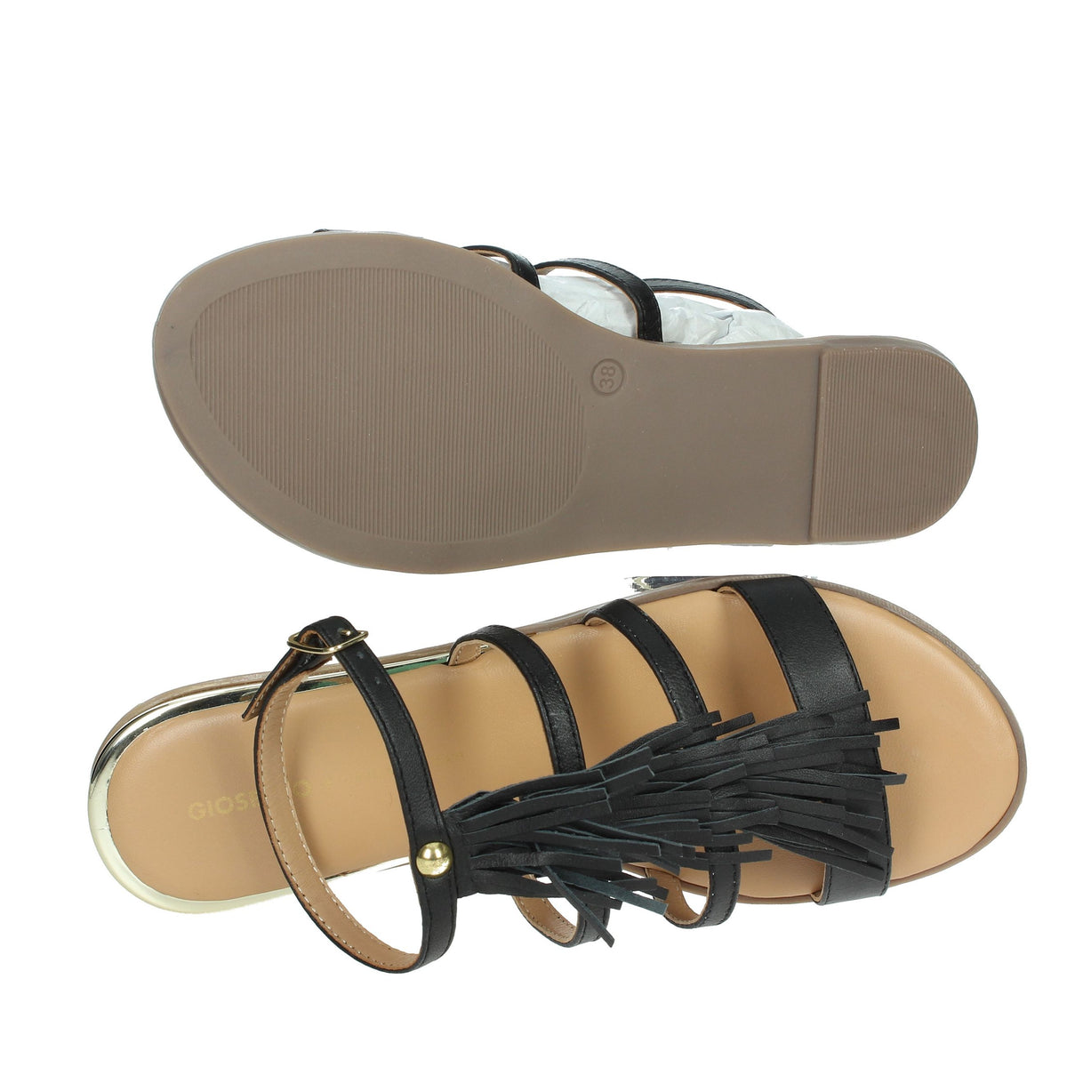 GIOSEPPO Donna Sandali bassi 75219 Nero