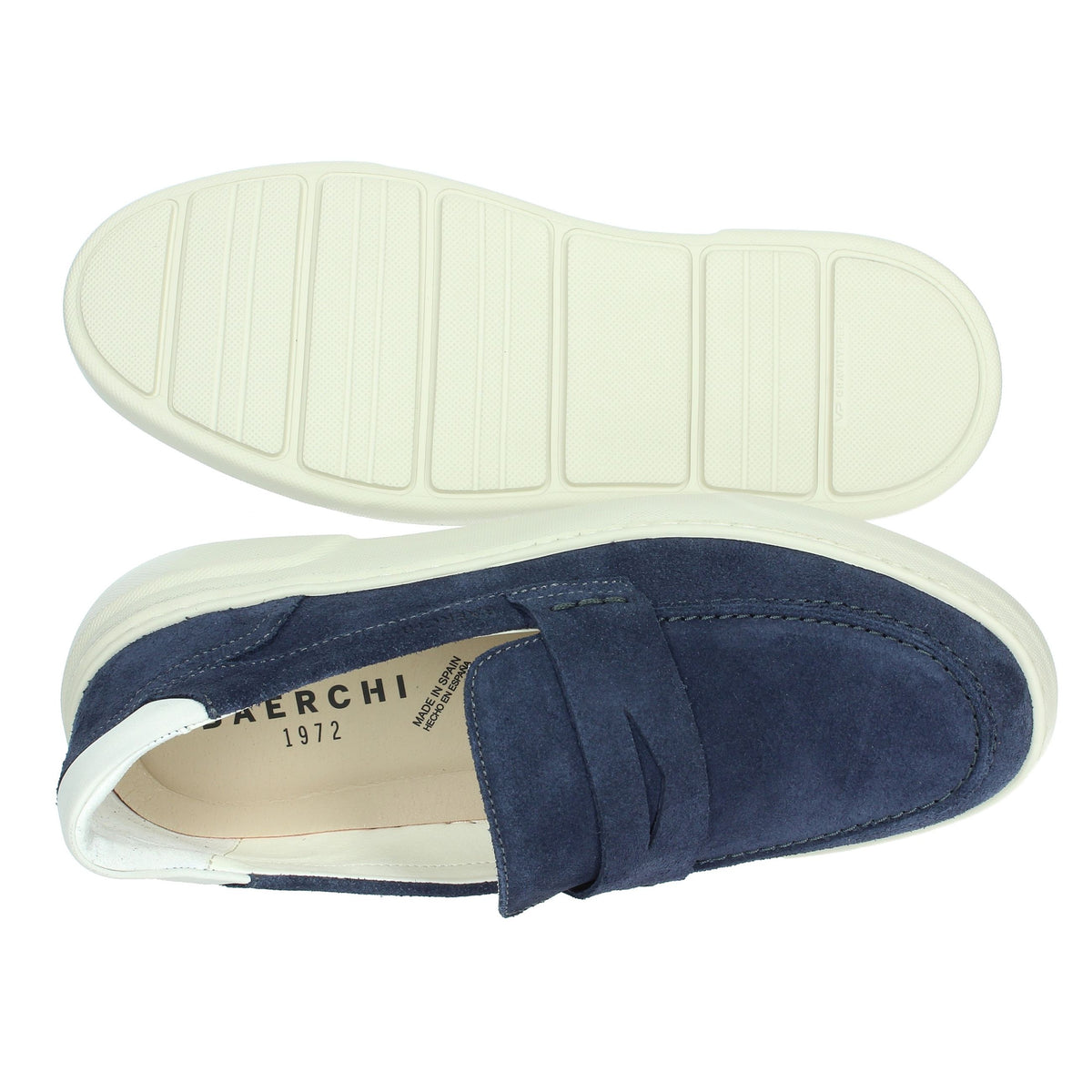 BAERCHI Uomo Mocassino 3682 Blu