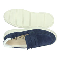 BAERCHI Uomo Mocassino 3682 Blu