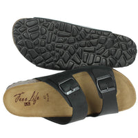 FREE LIFE Uomo Ciabatte basse 1758UFL Nero