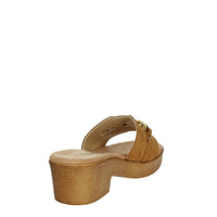 CINZIA SOFT Donna Ciabatte con tacco NG8977 Cuoio