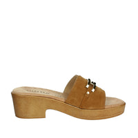 CINZIA SOFT Donna Ciabatte con tacco NG8977 Cuoio