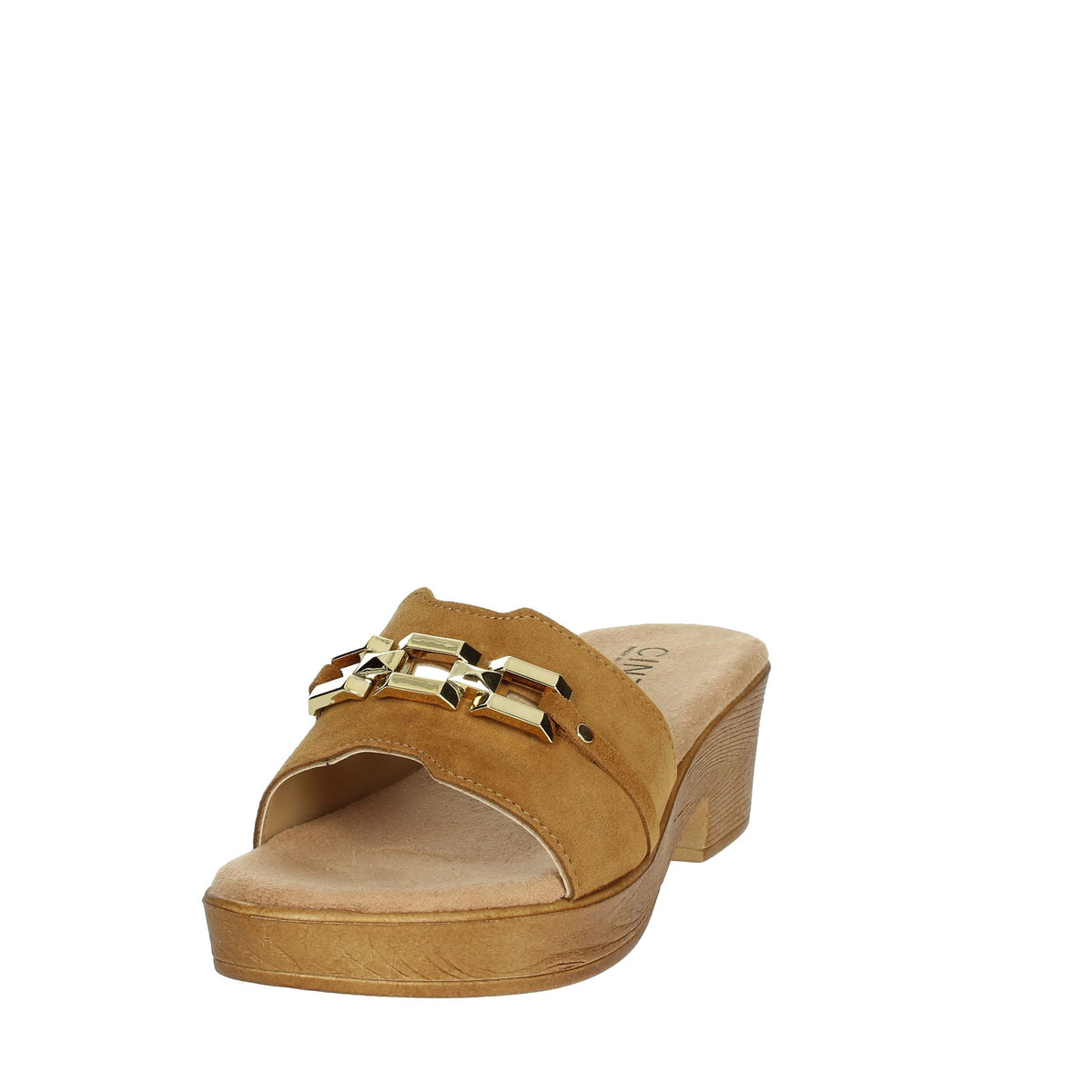 CINZIA SOFT Donna Ciabatte con tacco NG8977 Cuoio