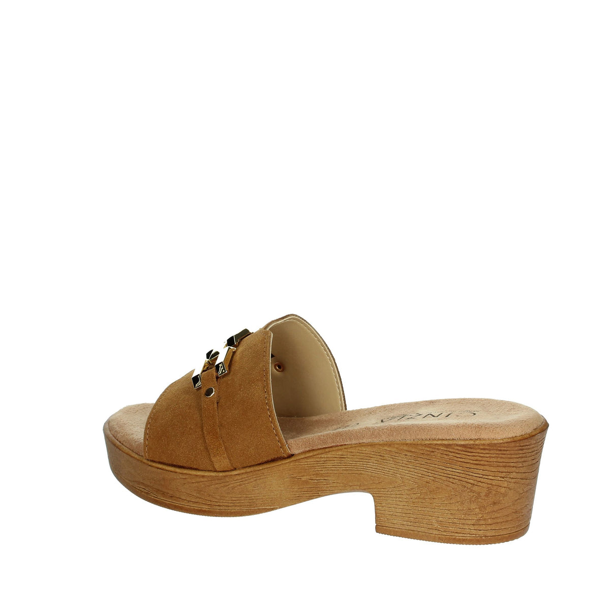 CINZIA SOFT Donna Ciabatte con tacco NG8977 Cuoio