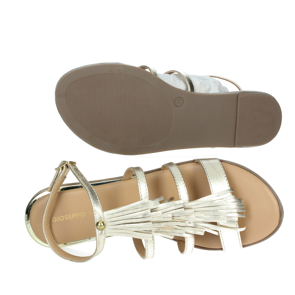 GIOSEPPO Donna Sandali bassi 75219 Platino