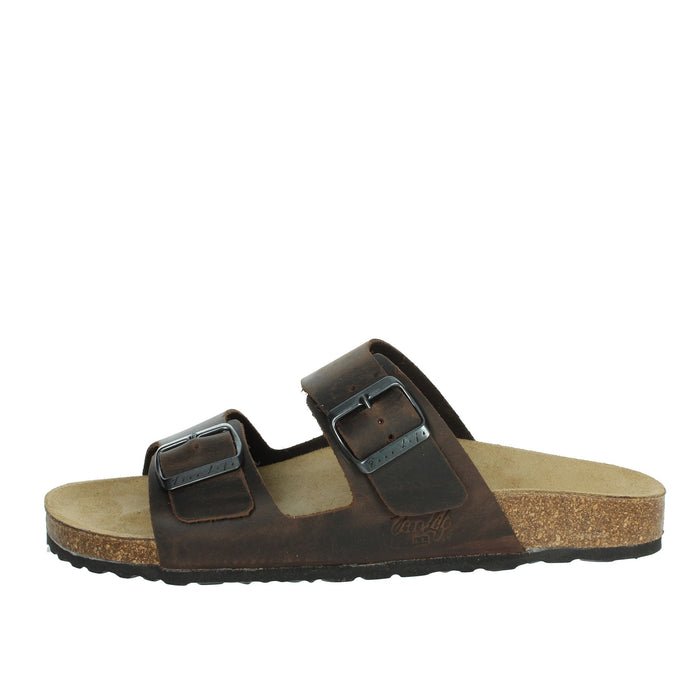 FREE LIFE Uomo Ciabatte basse 1758UFL Marrone
