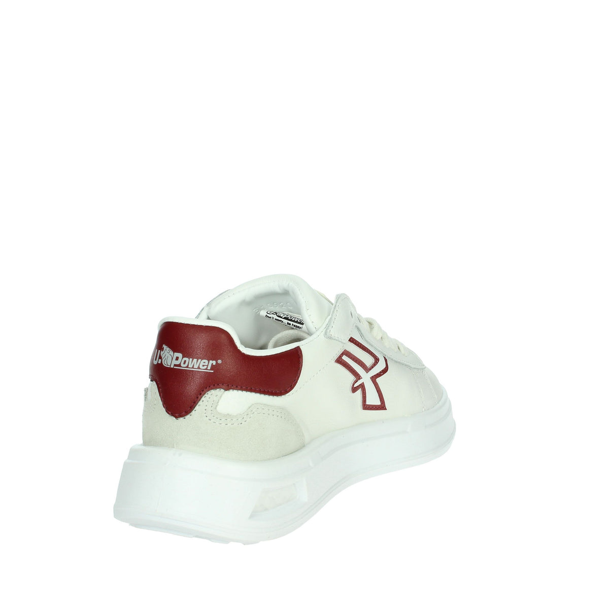 U Power Unisex adulto Sneakers bassa UB20069 Bianco/Bordeaux