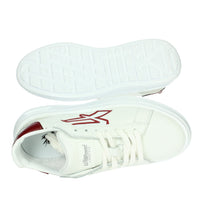 U Power Unisex adulto Sneakers bassa UB20069 Bianco/Bordeaux