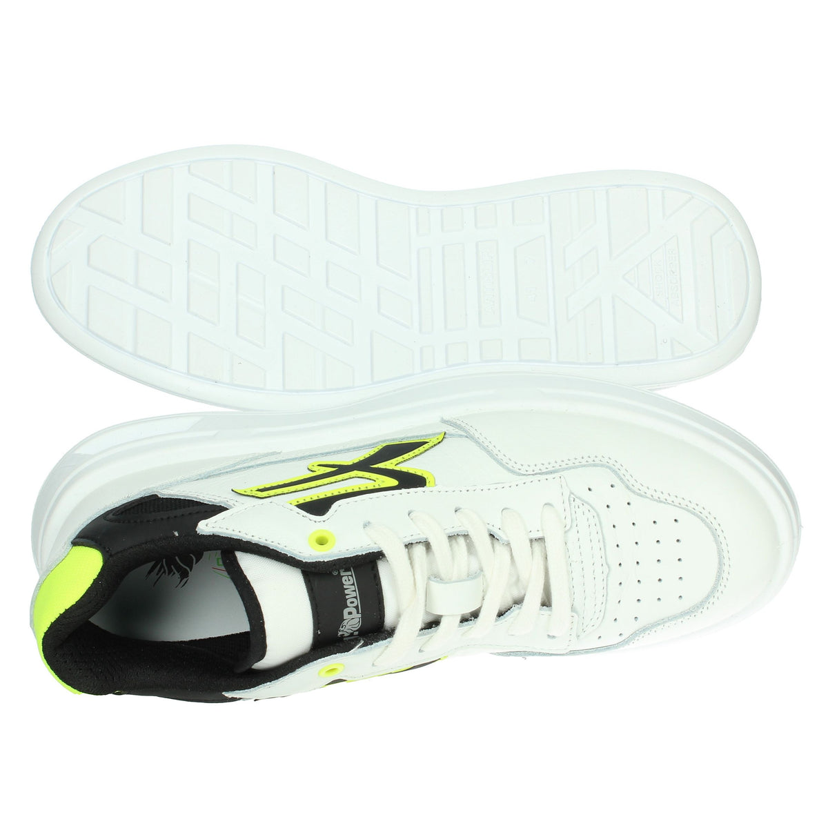 U Power Uomo Sneakers bassa UB20119 Bianco/Nero