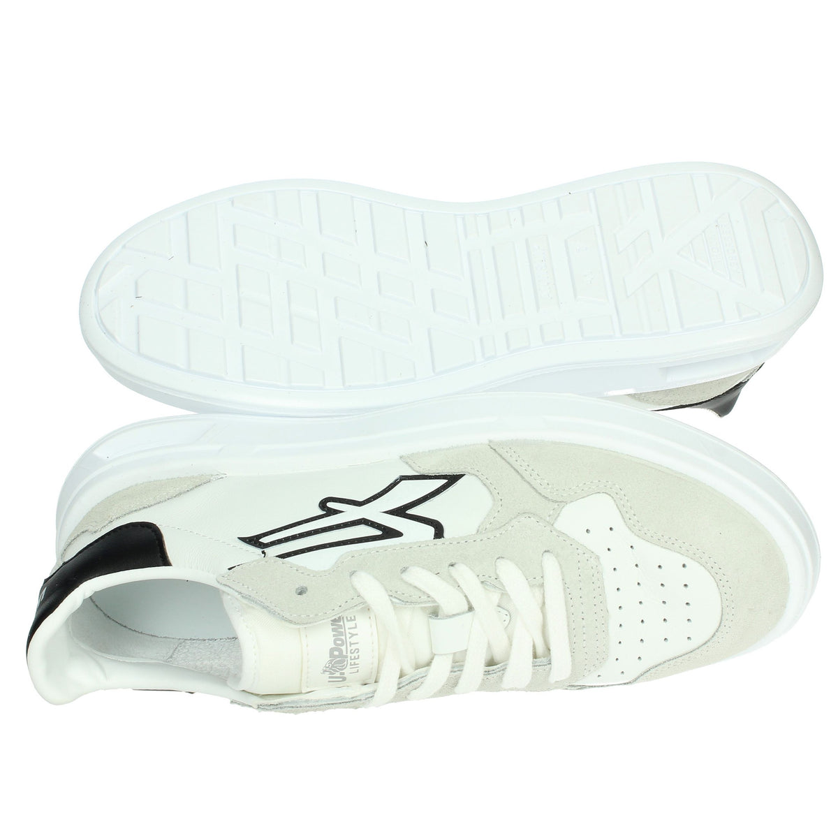 U Power Unisex adulto Sneakers bassa UB20029 Bianco/Nero