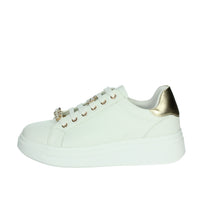 Valleverde Donna Sneakers bassa 35103 Bianco/Oro