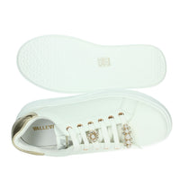 Valleverde Donna Sneakers bassa 35103 Bianco/Oro