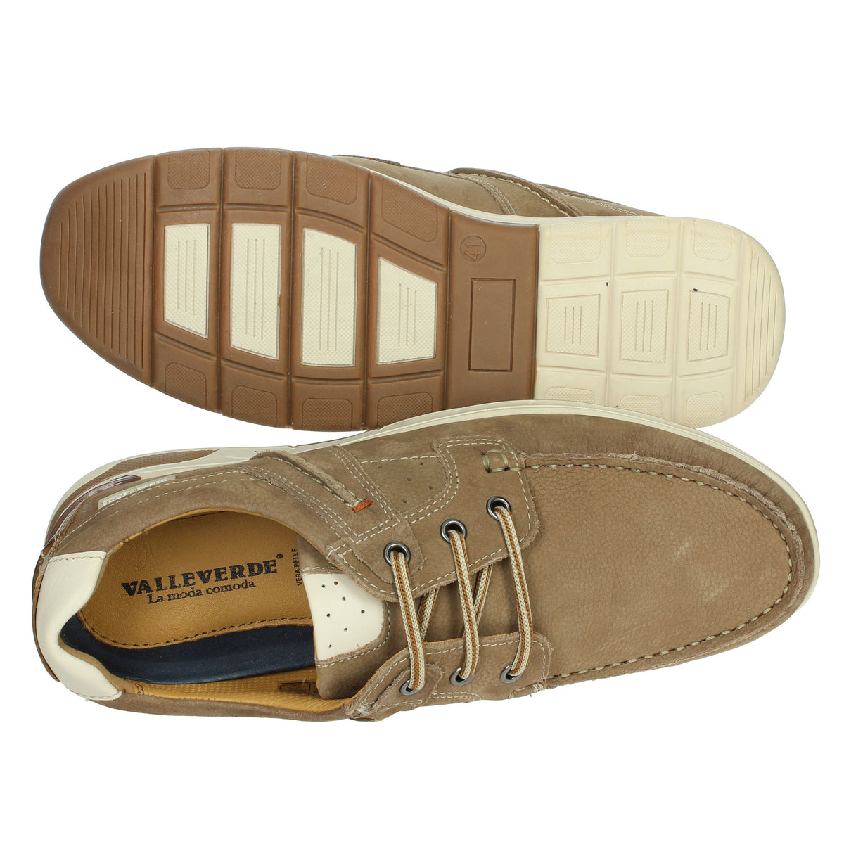 Valleverde Uomo Stringata 17911 Beige