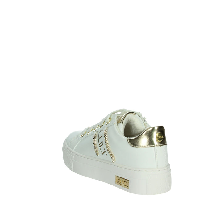 Cult Bambine e ragazze Sneakers bassa T-162 Bianco/Oro