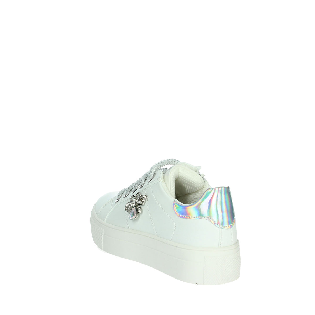 ASSO Bambine e ragazze Sneakers bassa AG-17042 Bianco