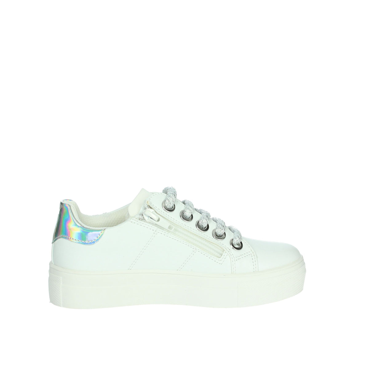 ASSO Bambine e ragazze Sneakers bassa AG-17042 Bianco