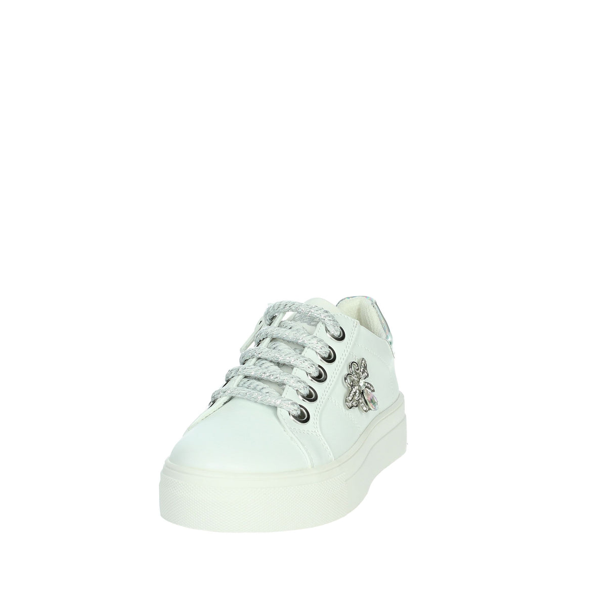 ASSO Bambine e ragazze Sneakers bassa AG-17042 Bianco