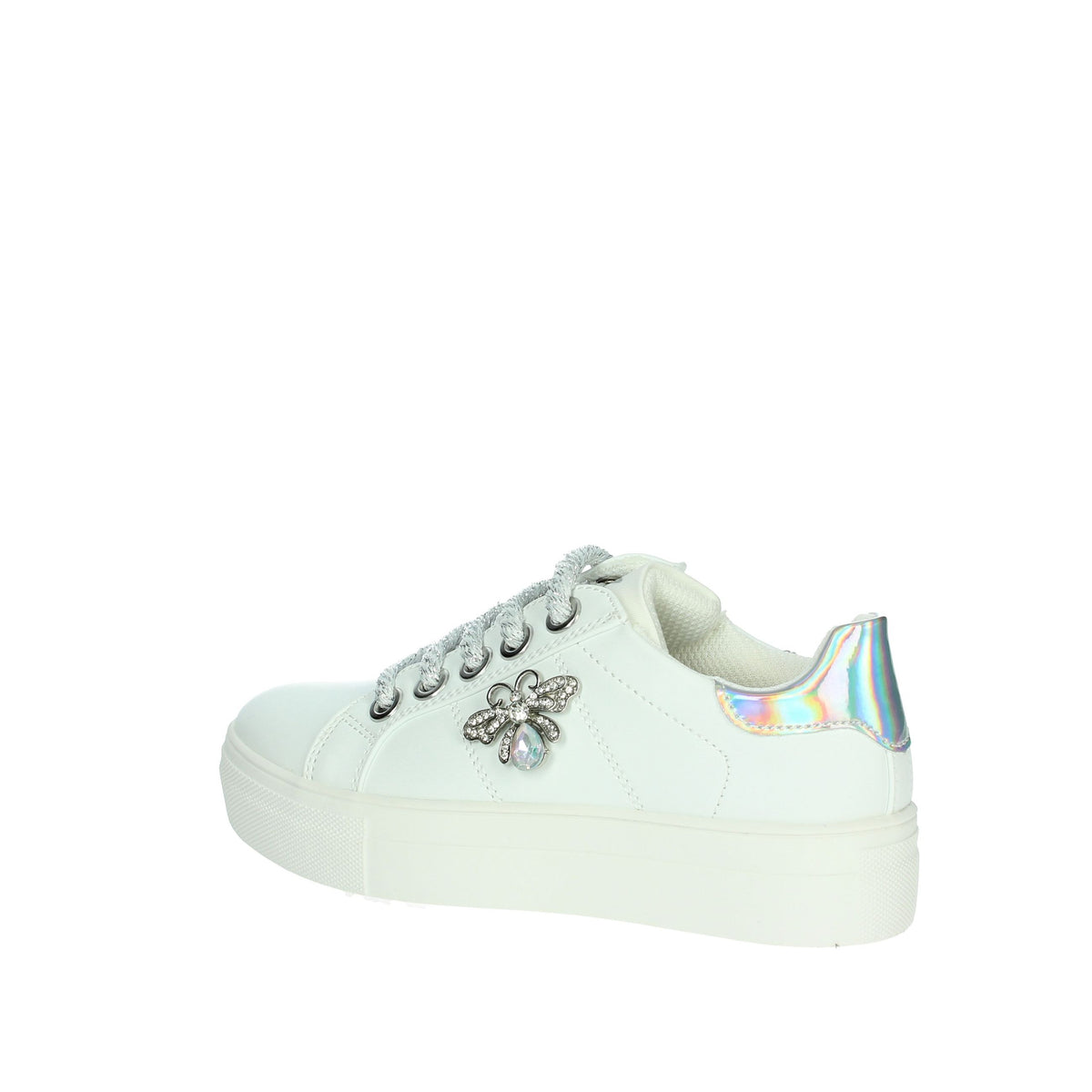 ASSO Bambine e ragazze Sneakers bassa AG-17042 Bianco