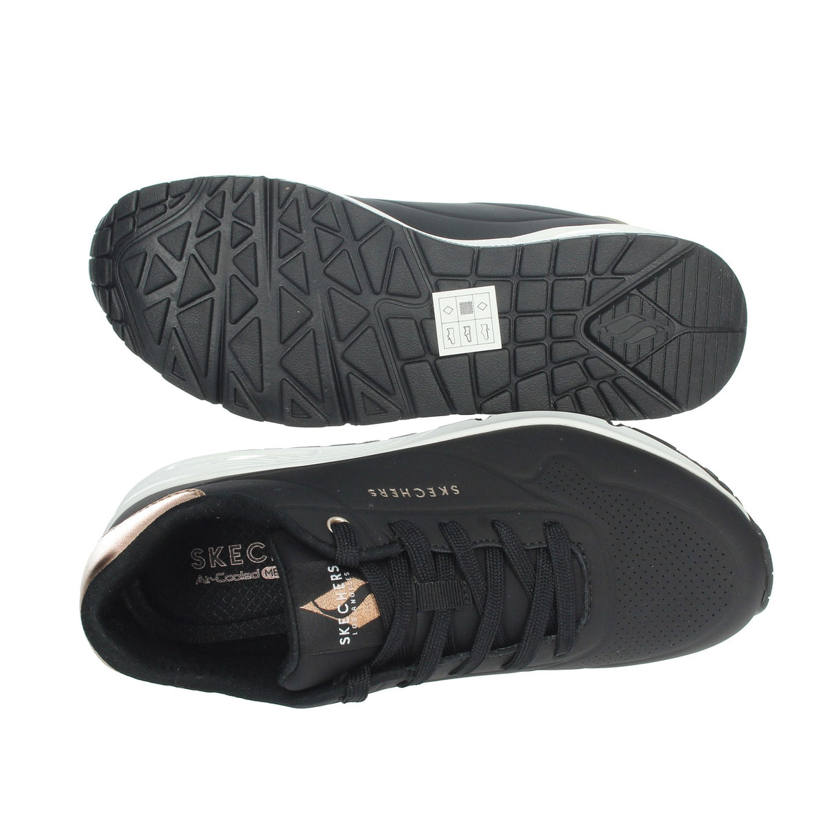 SKECHERS Donna Sneakers bassa 177094 Nero