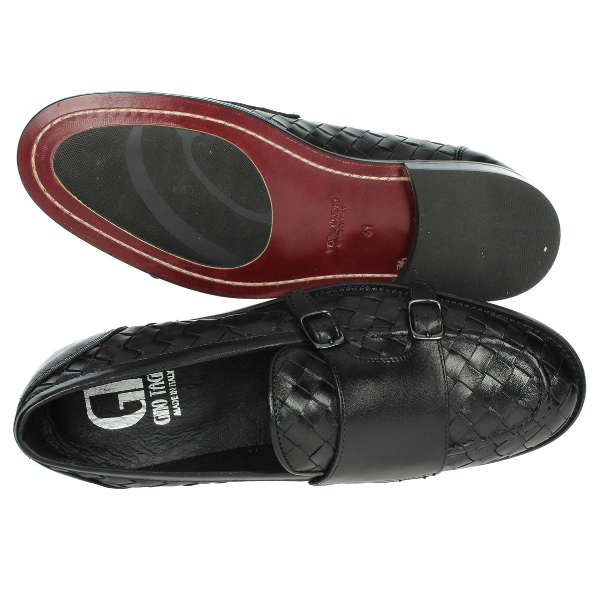 GINO TAGLI Uomo Mocassino A106 INTRE Nero
