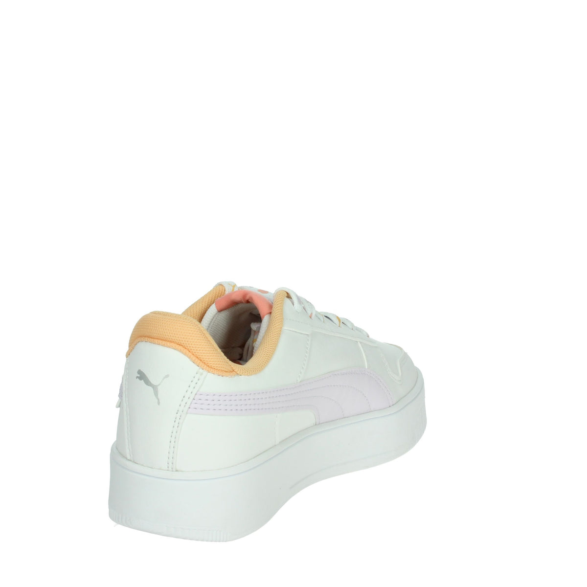 Puma Bambine e ragazze Sneakers bassa 400884 Bianco/Arancione