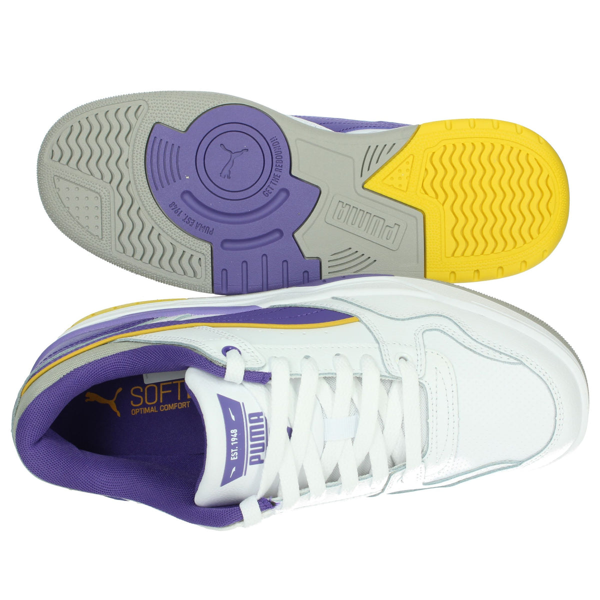 Puma Uomo Sneakers bassa 400197 Bianco/Viola
