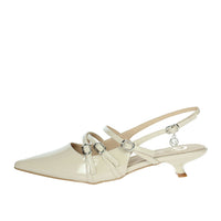 GOLD & GOLD Donna Slingback G018 Beige