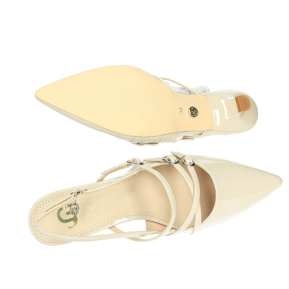 GOLD & GOLD Donna Slingback G018 Beige