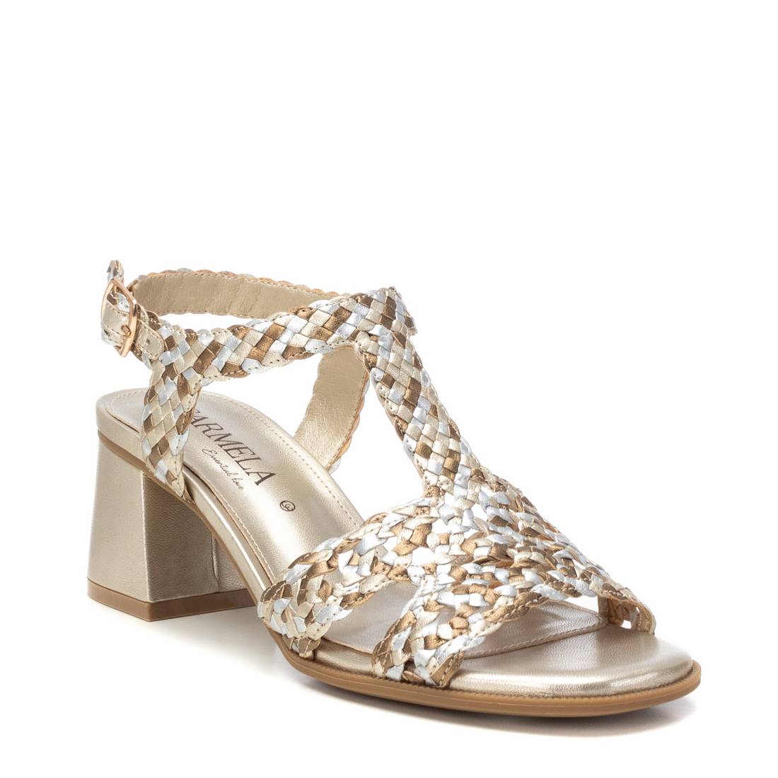 Carmela Donna Sandali con tacco 162190 Argento/Oro