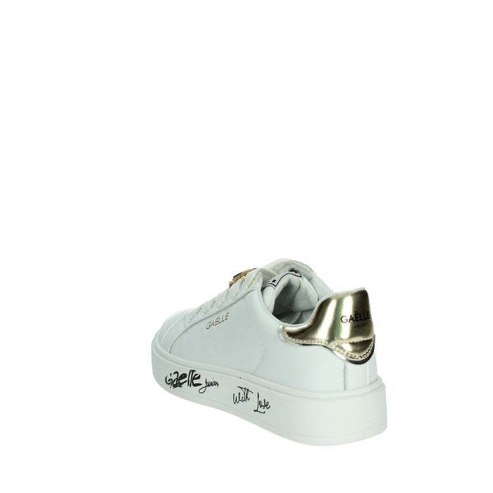 GAELLE PARIS Bambine e ragazze Sneakers bassa GS0037L Bianco/Oro
