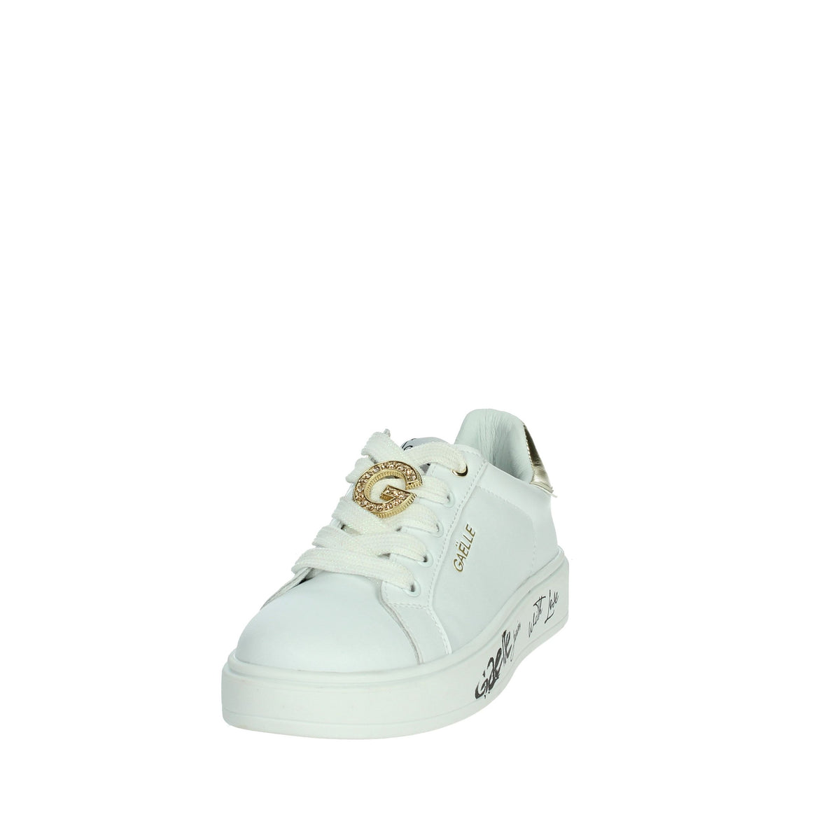 GAELLE PARIS Bambine e ragazze Sneakers bassa GS0037L Bianco/Oro