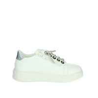 FERRE' Bambine e ragazze Sneakers bassa FB-070 Bianco/Argento
