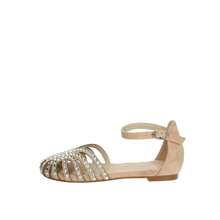 ASSO Bambine e ragazze Sandali bassi AG-17300 Cipria