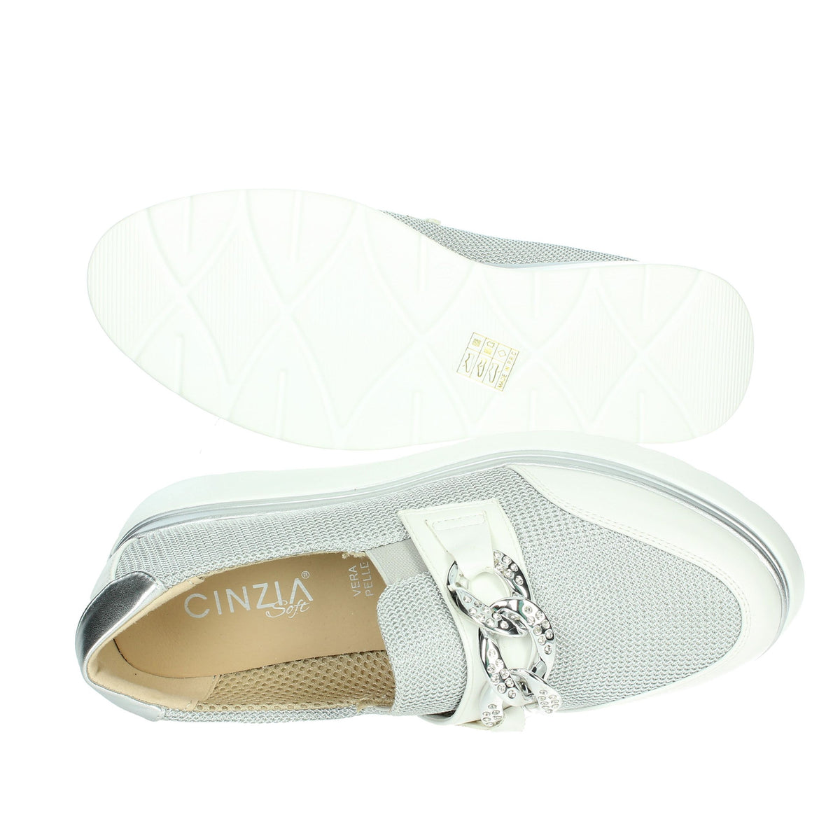CINZIA SOFT Donna Mocassino CI1022 Grigio