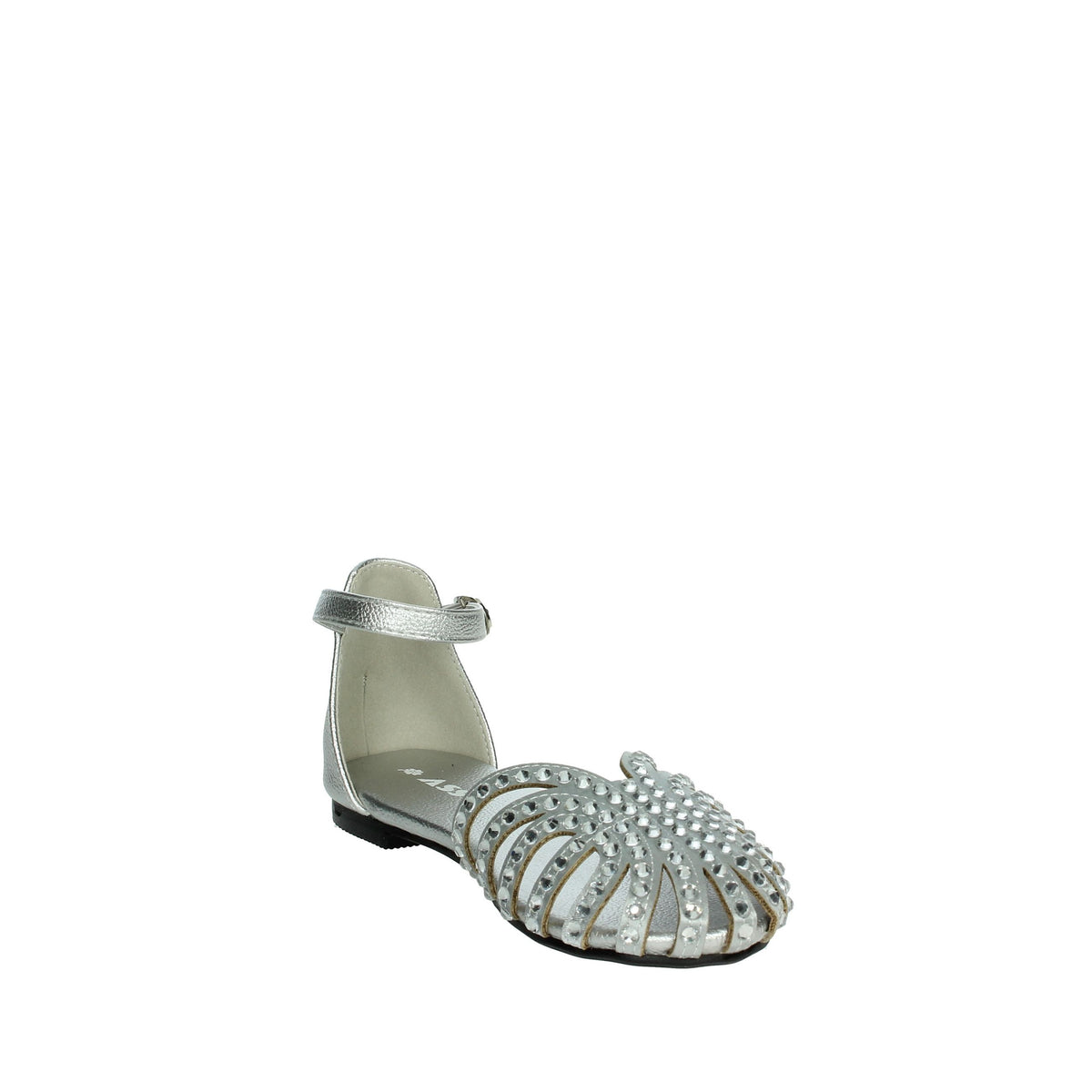 ASSO Bambine e ragazze Sandali bassi AG-17300 Argento
