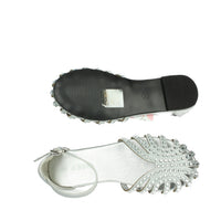 ASSO Bambine e ragazze Sandali bassi AG-17300 Argento