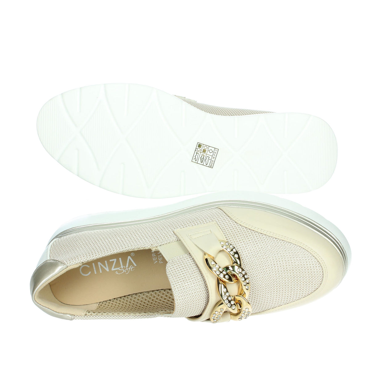 CINZIA SOFT Donna Mocassino CI1022 Beige