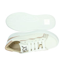 KEYS Donna Sneakers bassa K-10523 Bianco/Rosa
