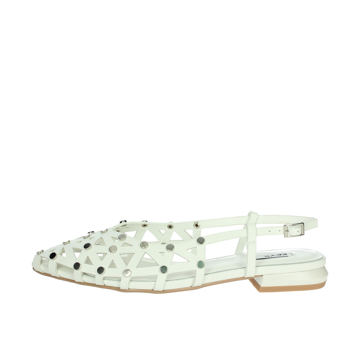 KEYS Donna Ballerine K-10740 Bianco