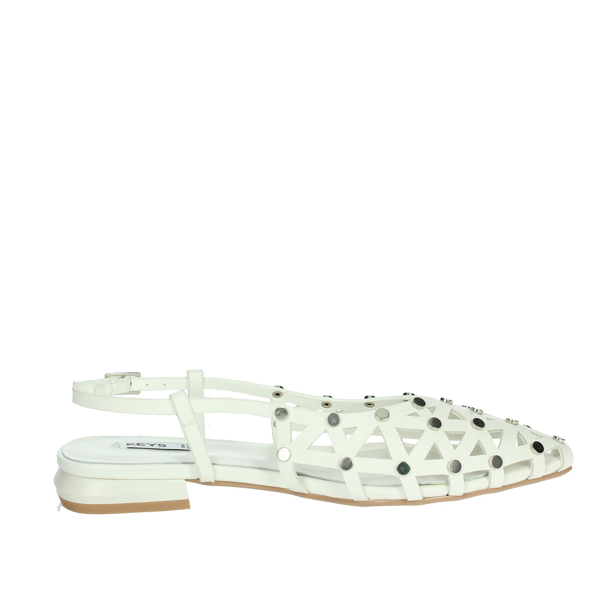 KEYS Donna Ballerine K-10740 Bianco