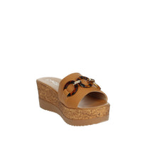 CINZIA SOFT Donna Ciabatte con zeppa IAF53457 Cuoio