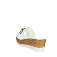 CINZIA SOFT Donna Ciabatte con zeppa IAF53457 Bianco