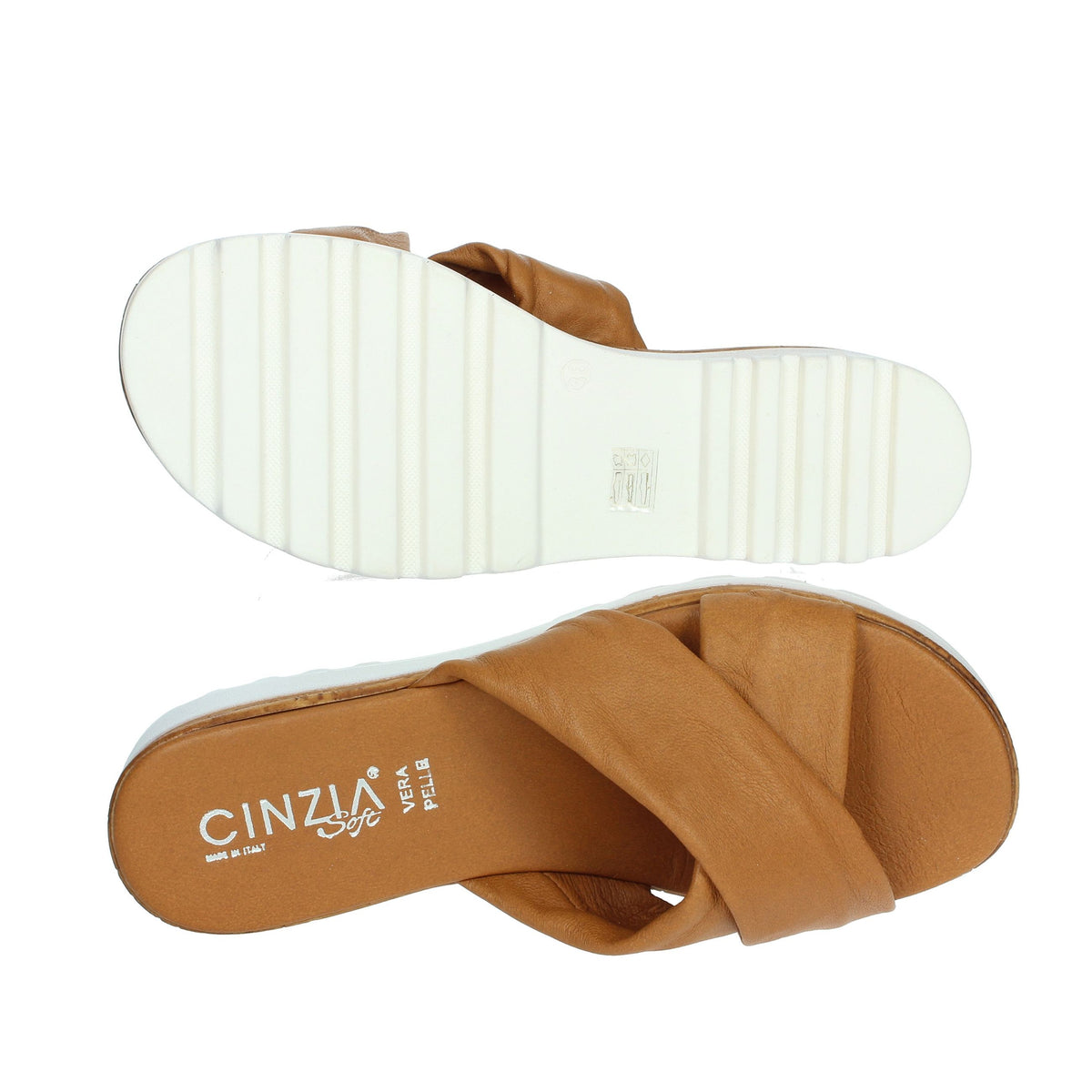 CINZIA SOFT Donna Ciabatte basse IAF22974 Cuoio